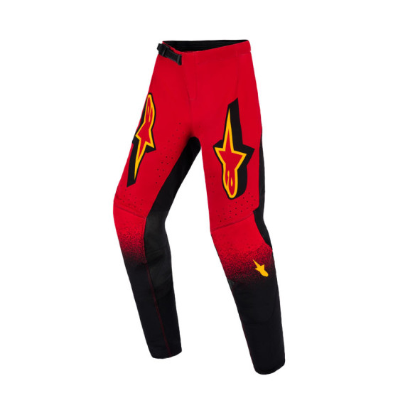 Pantalon cross enfant Alpinestars 2026 Supertech Scenz - Rouge Noir Jaune