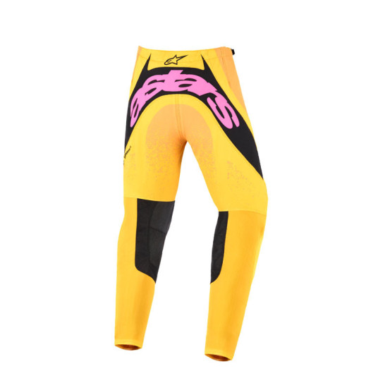 Pantalon cross enfant Alpinestars 2026 Supertech Nomur - Orange Jaune Rose