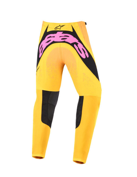 Pantalon cross enfant Alpinestars 2026 Supertech Nomur - Orange Jaune Rose