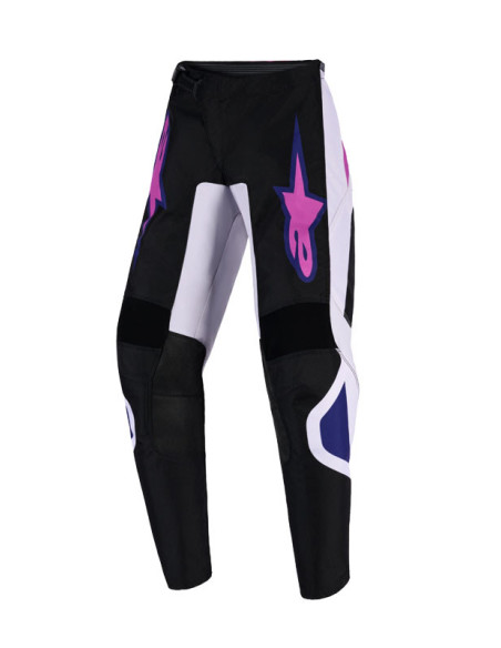 Pantalon cross enfant Alpinestars 2026 Fluid Grid - Noir Light Gris Mauve