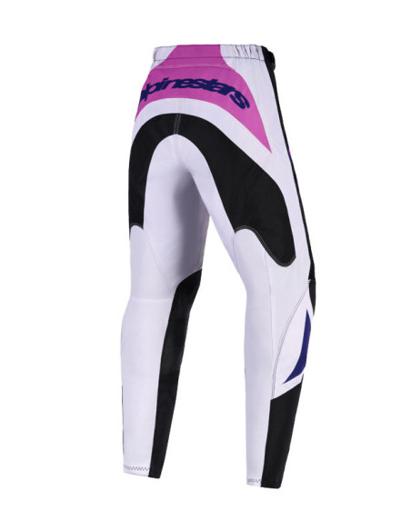 Pantalon cross enfant Alpinestars 2026 Fluid Grid - Noir Light Gris Mauve