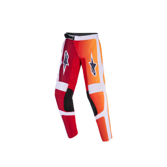 Pantalon cross enfant Alpinestars 2026 Fluid Portl - Rouge Light Gris Dark Gris