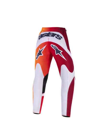 Pantalon cross enfant Alpinestars 2026 Fluid Portl - Rouge Light Gris Dark Gris