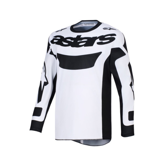 Maillot cross Alpinestars 2026 Racer Riway - Blanc Noir