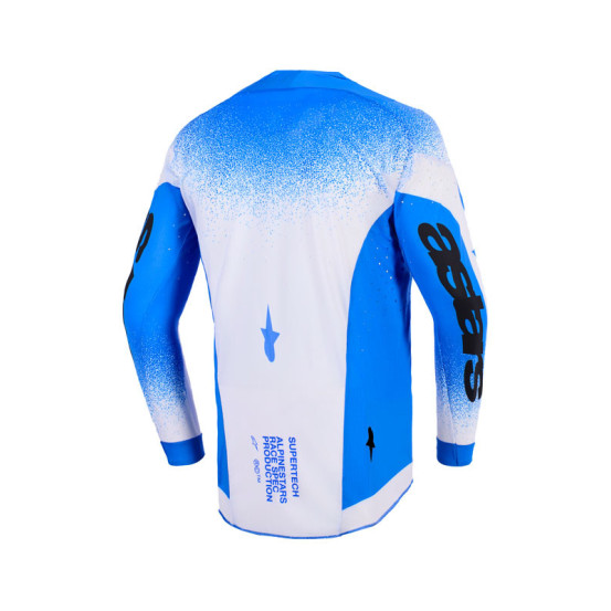Maillot cross Alpinestars 2026 Supertech Scenz - UCLA Bleu Blanc