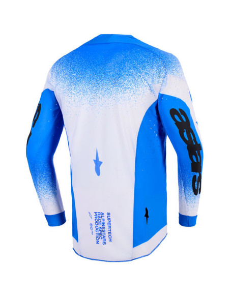 Maillot cross Alpinestars 2026 Supertech Scenz - UCLA Bleu Blanc