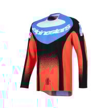 Maillot cross Alpinestars 2026 Techstar Knif - Orange Noir UCLA Bleu