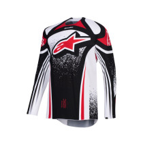 Maillot cross Alpinestars 2026 Techstar Nomur - Noir Blanc Rouge