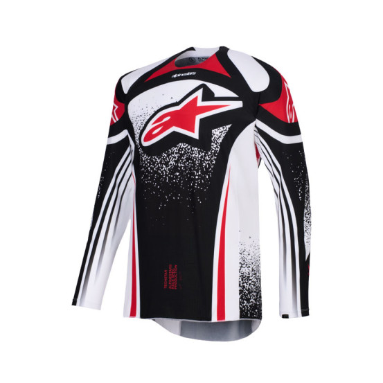 Maillot cross Alpinestars 2026 Techstar Nomur - Noir Blanc Rouge