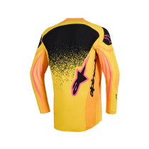 Maillot cross Alpinestars 2026 Techstar Nomur - Orange Jaune Rose 2