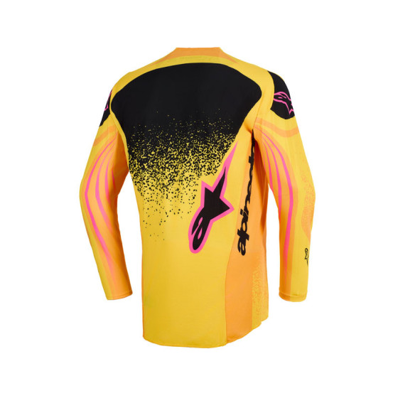 Maillot cross Alpinestars 2026 Techstar Nomur - Orange Jaune Rose