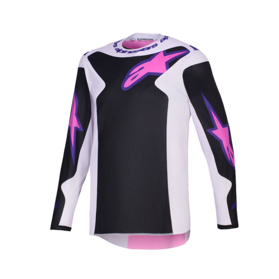 Maillot cross Alpinestars 2026 Fluid Grid - Noir Light Gris Mauve