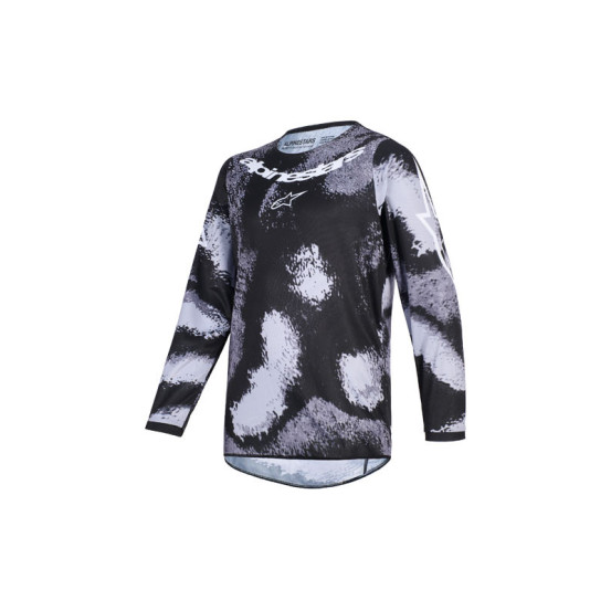 Maillot cross enfant Alpinestars 2026 Fluid Lahnd - Iron Camo