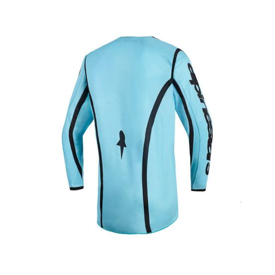Maillot cross femme Alpinestars 2026 Stella Fluid Apex - Tropical Bleu Noir