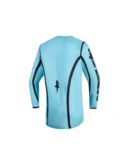Maillot cross femme Alpinestars 2026 Stella Fluid Apex - Tropical Bleu Noir