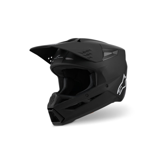 Casque cross Alpinestars 2026 S-M3 Solid - Noir Mat