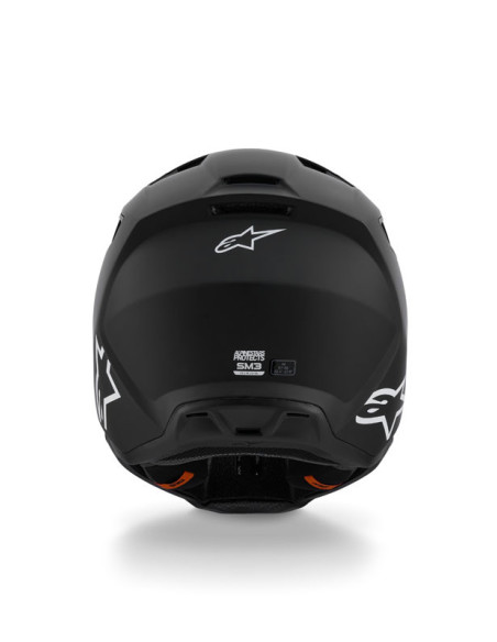 Casque cross Alpinestars 2026 S-M3 Solid - Noir Mat