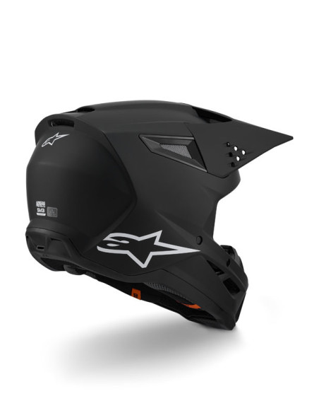 Casque cross Alpinestars 2026 S-M3 Solid - Noir Mat
