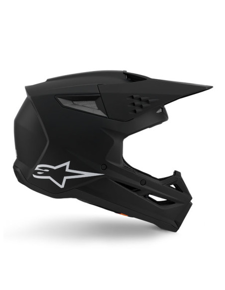 Casque cross Alpinestars 2026 S-M3 Solid - Noir Mat