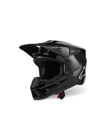 Casque cross Alpinestars 2026 S-M3 Solid - Noir