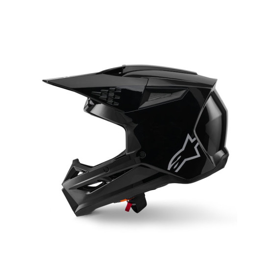 Casque cross Alpinestars 2026 S-M3 Solid - Noir
