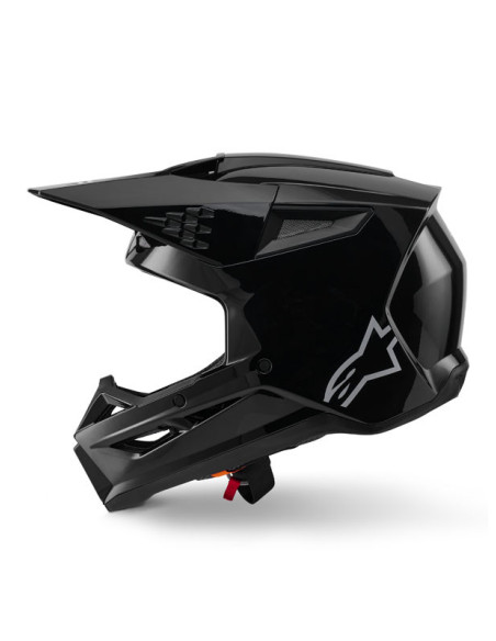 Casque cross Alpinestars 2026 S-M3 Solid - Noir