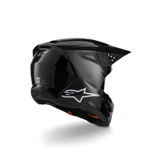 Casque cross Alpinestars 2026 S-M3 Solid - Noir