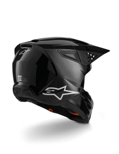Casque cross Alpinestars 2026 S-M3 Solid - Noir