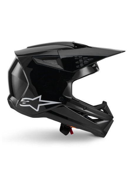 Casque cross Alpinestars 2026 S-M3 Solid - Noir