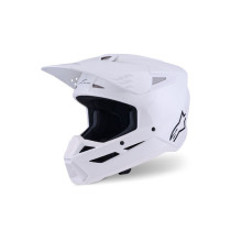 Casque cross Alpinestars 2026 S-M3 Solid - Blanc