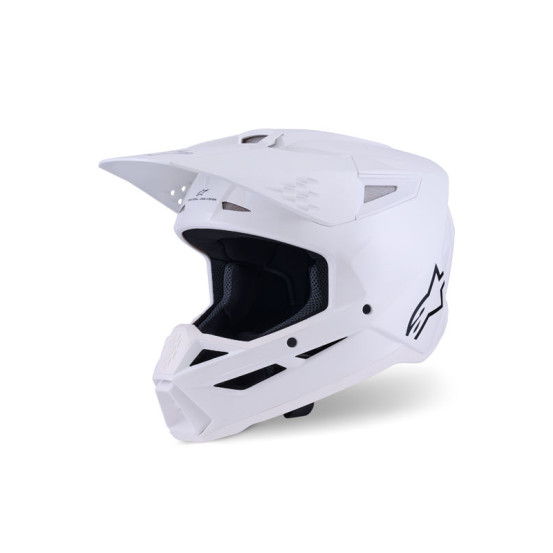Casque cross Alpinestars 2026 S-M3 Solid - Blanc