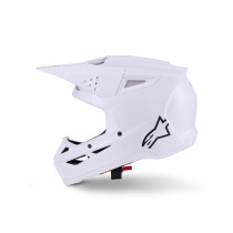 Casque cross Alpinestars 2026 S-M3 Solid - Blanc 2