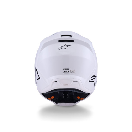 Casque cross Alpinestars 2026 S-M3 Solid - Blanc