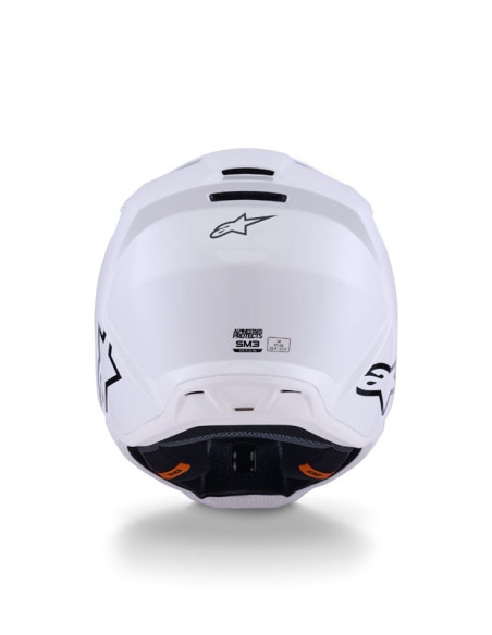 Casque cross Alpinestars 2026 S-M3 Solid - Blanc