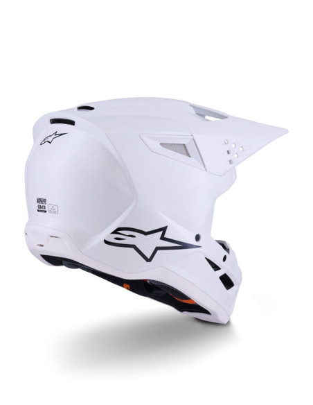 Casque cross Alpinestars 2026 S-M3 Solid - Blanc