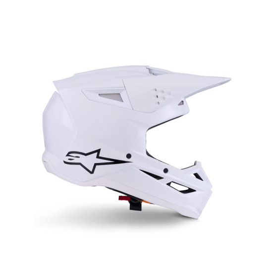 Casque cross Alpinestars 2026 S-M3 Solid - Blanc