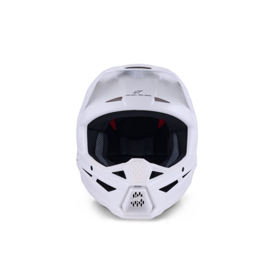 Casque cross Alpinestars 2026 S-M3 Solid - Blanc