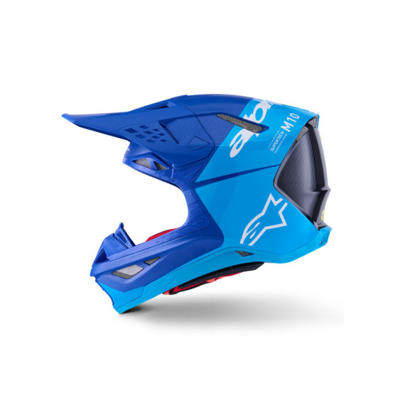 Casque cross Alpinestars 2026 Supertech S-M10 Flood - Bleu