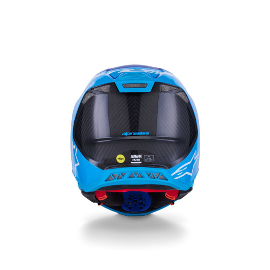 Casque cross Alpinestars 2026 Supertech S-M10 Flood - Bleu