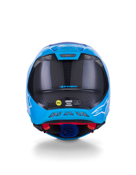 Casque cross Alpinestars 2026 Supertech S-M10 Flood - Bleu
