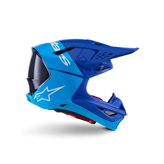 Casque cross Alpinestars 2026 Supertech S-M10 Flood - Bleu