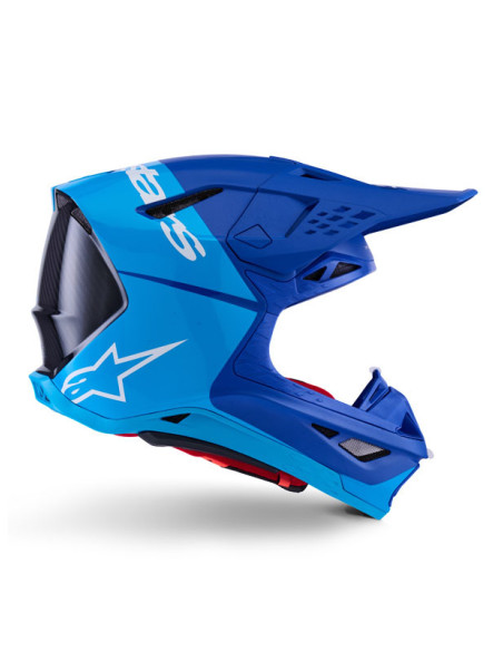 Casque cross Alpinestars 2026 Supertech S-M10 Flood - Bleu