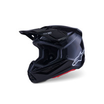 Casque cross Alpinestars 2026 S-M7 Solid - Noir