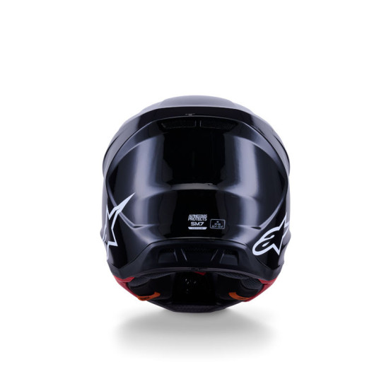 Casque cross Alpinestars 2026 S-M7 Solid - Noir