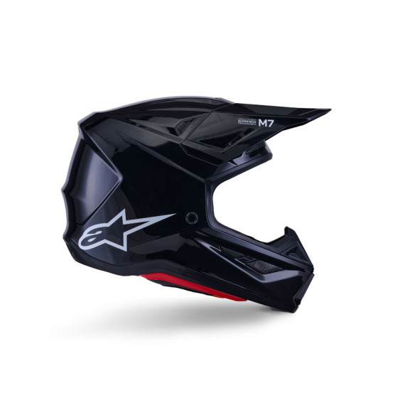 Casque cross Alpinestars 2026 S-M7 Solid - Noir