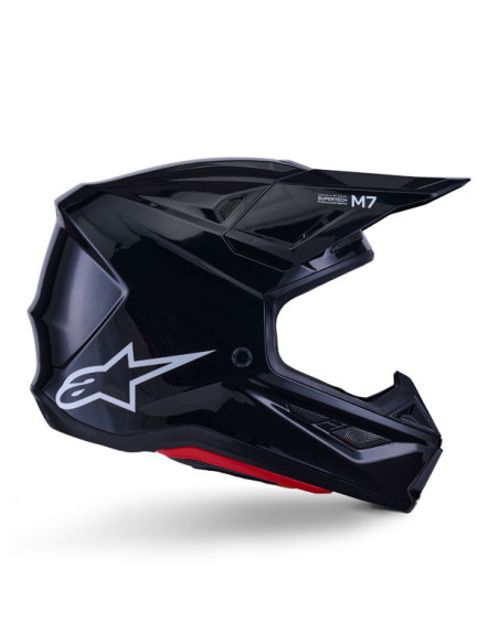 Casque cross Alpinestars 2026 S-M7 Solid - Noir