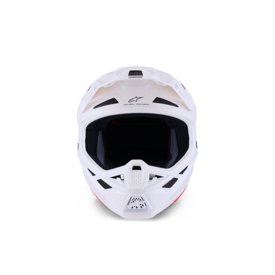 Casque cross Alpinestars 2026 S-M7 Solid - Blanc