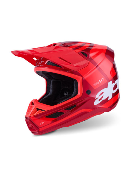 Casque cross Alpinestars 2026 S-M7 Core - Rouge