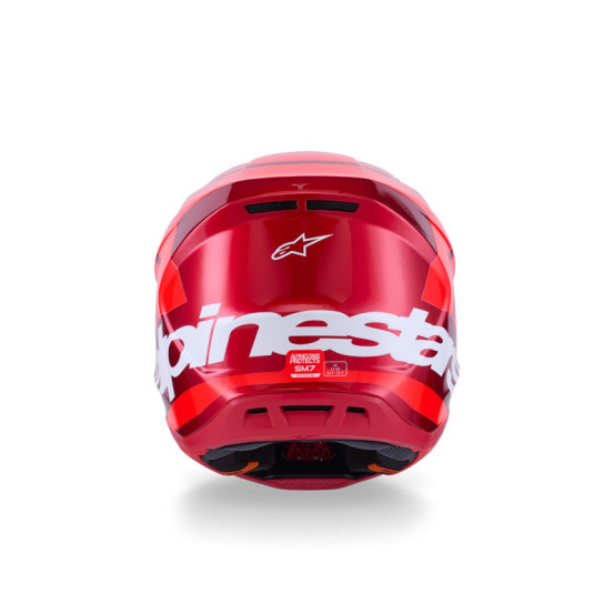 Casque cross Alpinestars 2026 S-M7 Core - Rouge