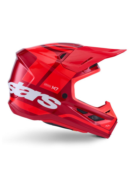 Casque cross Alpinestars 2026 S-M7 Core - Rouge